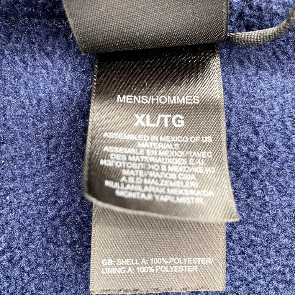 North Face Teddy Fleece Jacket Men's XL Blue Gorpcore Outdoor Preppy Performance